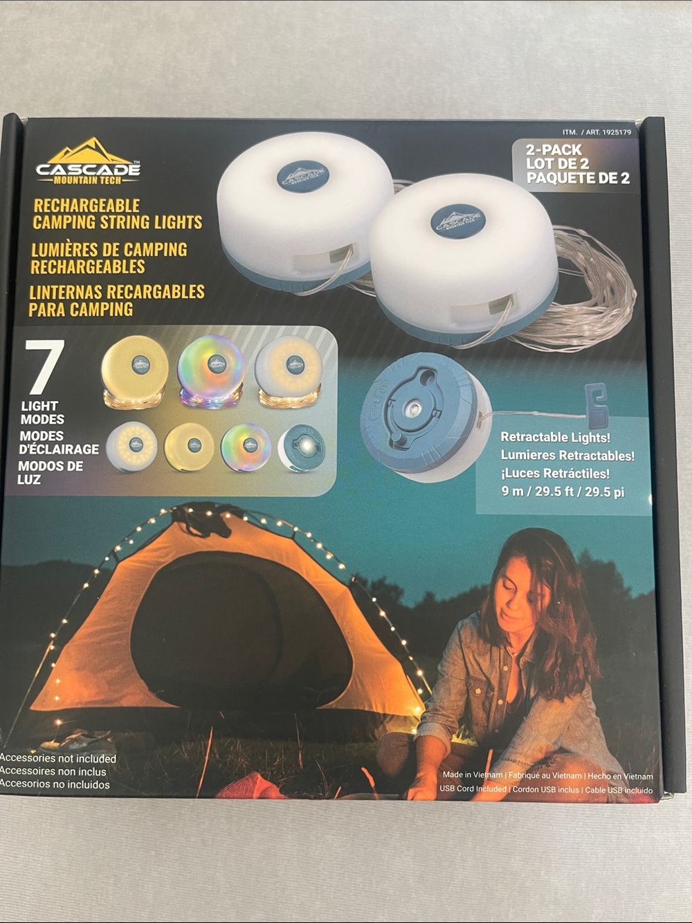 ❤️NEW!!!❤️ Rechargeable Camping String Light